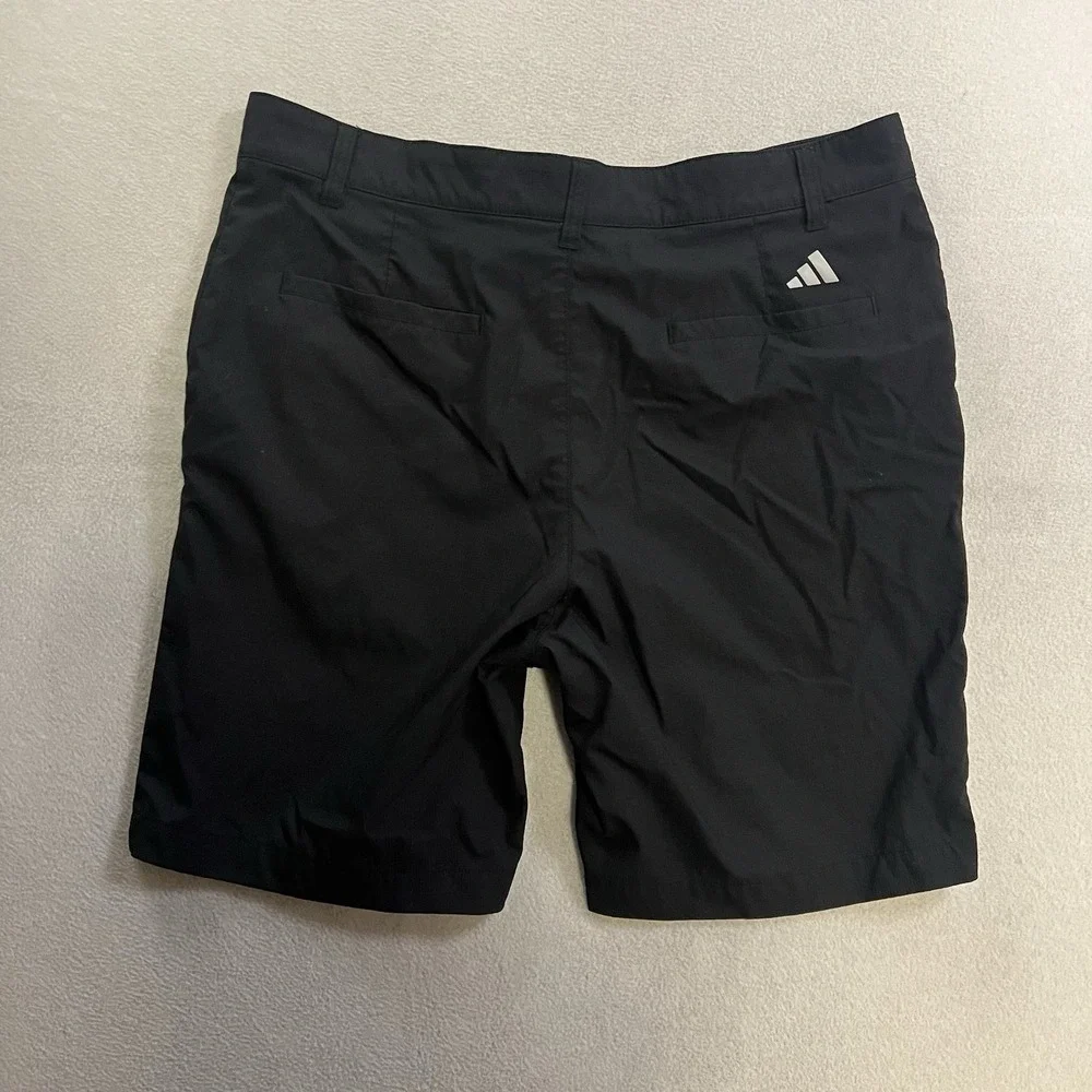 Adidas Stretch Ripstop Golf Shorts Men's Size 34x9 Black ADVR0918